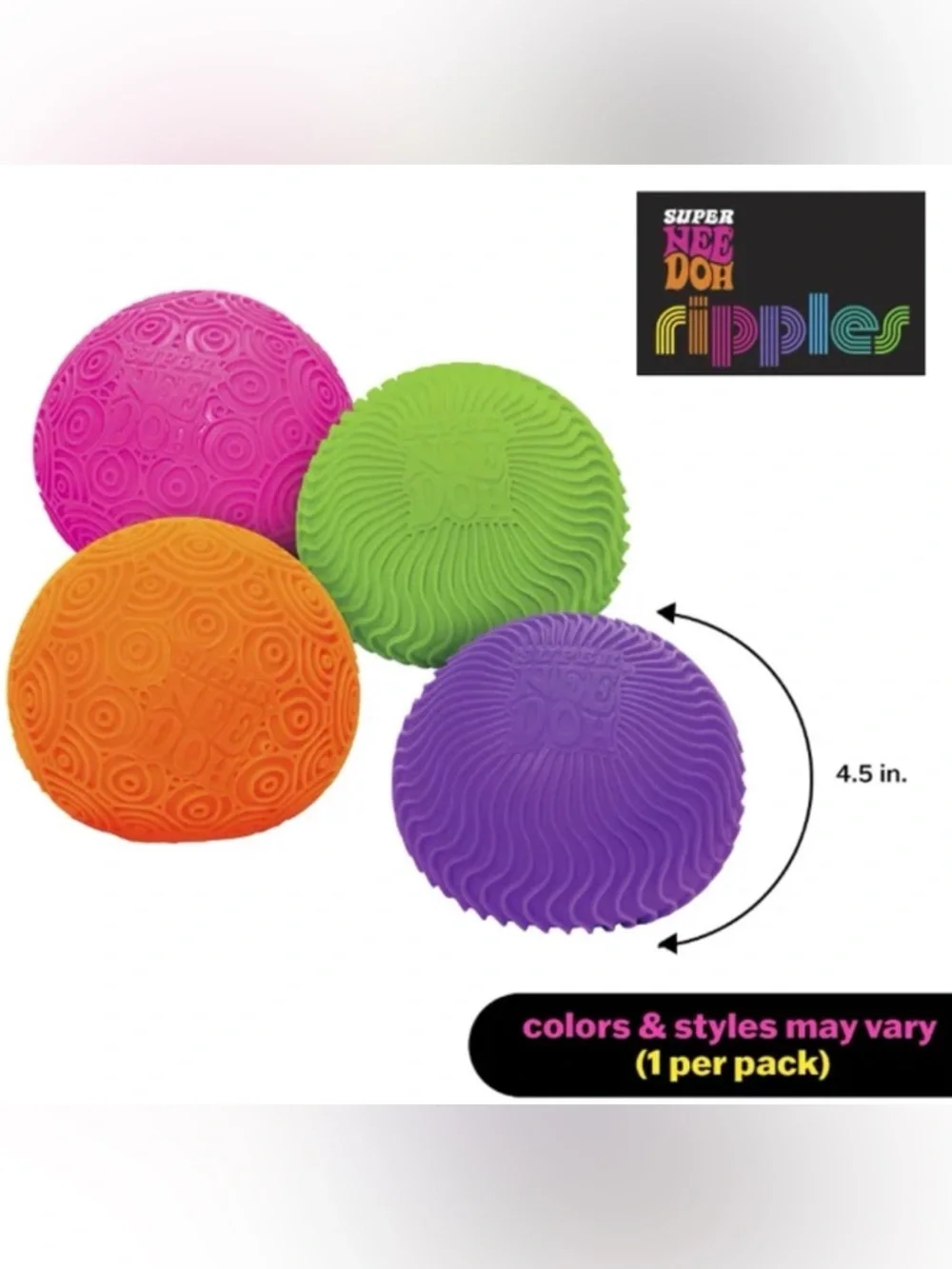 Schylling | Toys | Super Needoh Ripples Xl Textured Nee Doh Ball Giant ...